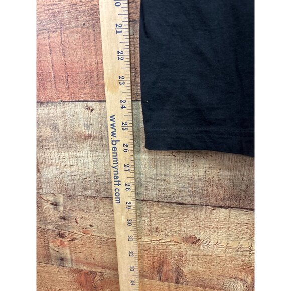 I Love NY Black T-Shirt Large Rafia Tees 100% Cotton Made In Bangladesh - Picture 5 of 7